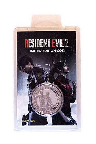Resident Evil 2 - Collectable Coin - Leon & Claire Silver Edition