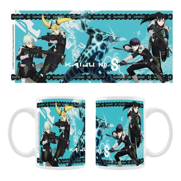 Kaiju No. 8: Kaiju No. 8, Reno Ichikawa, Soshiro Hoshina, Mina Ashira, Kikoru Shinomiya Season 2 - Ceramic Mug 320ml