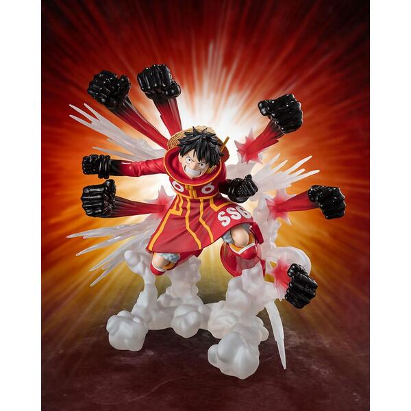 One Piece: Figuarts ZERO Extra Battle - Monkey D. Luffy - Gum Gum Hawk Gatling - PVC Statue 19cm
