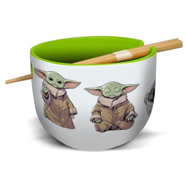 Star Wars: The Mandalorian - Grogu - Ramen Bowl with Chopsticks 500ml