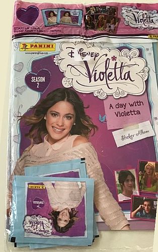 ! SUPER TILBUD Disney: Violetta - Stickers Startersæt (Album + Booster Packs) *Udsalg*