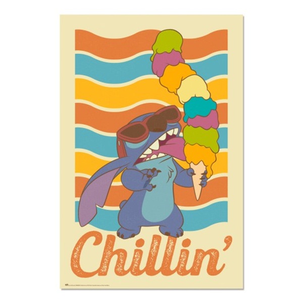 Disney: Lilo & Stitch - Stitch Chillin - Poster/Plakat 61x91.5cm