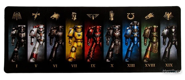 Warhammer 40,000 (40k): The Horus Heresy - Desk Mat - Loyalist Legions