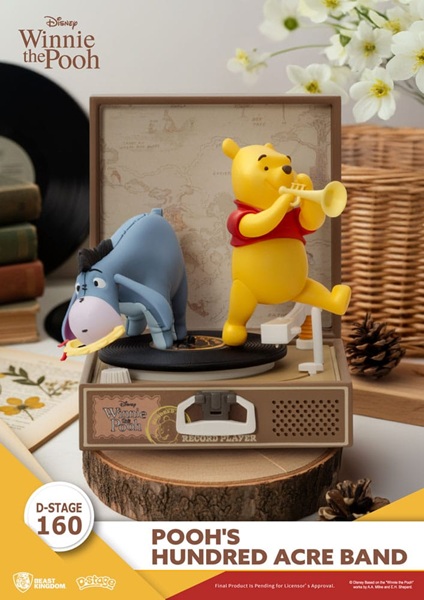 Disney - Winnie the Pooh Record Player Series - Pooh's Hundred Acre Band - PVC figure 12cm
