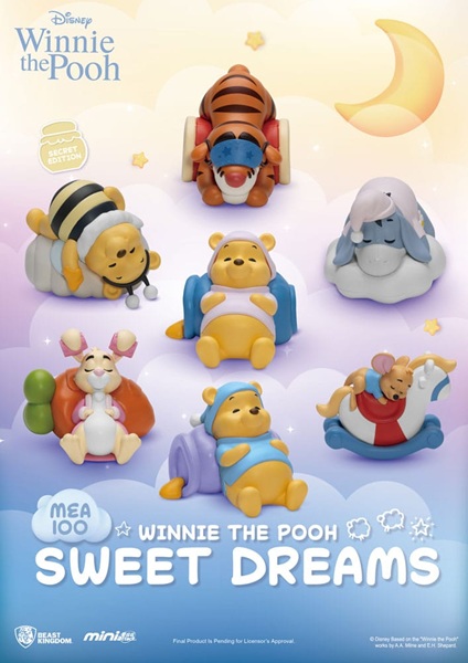 Disney: Winnie the Pooh - Sweet Dreams - Mini Egg Attack Blind Box Figure 6cm  (1 Random Figure)