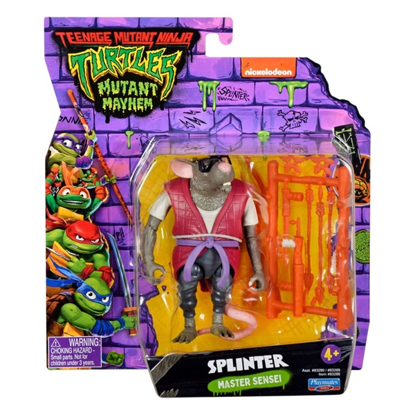 Teenage Mutant Ninja Turtles: Mutant Mayhem - Splinter - Action Figure 10cm