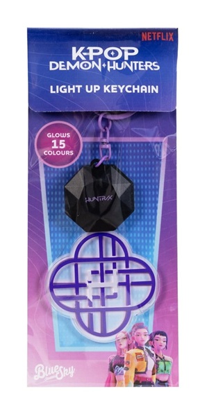 KPop Demon Hunters - Huntr/x - Light Up Keychain / Nøglering 5cm