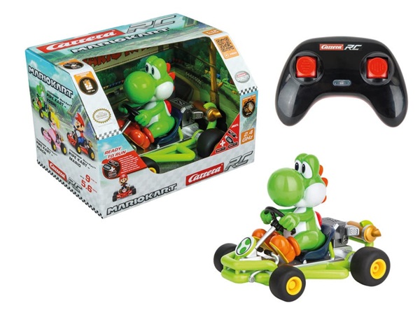 Nintendo - Super Mario RC - Remote Controlled Car - 1/18 2.4GHz Pipe Kart Yoshi