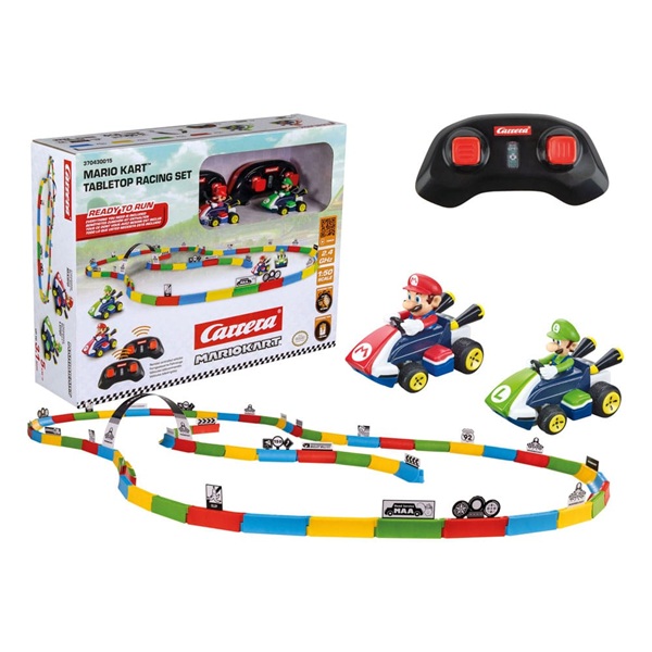 Nintendo - Super Mario RC - Remote Controlled Car - 1/43 2.4GHz Tabletop Racing Set Mario