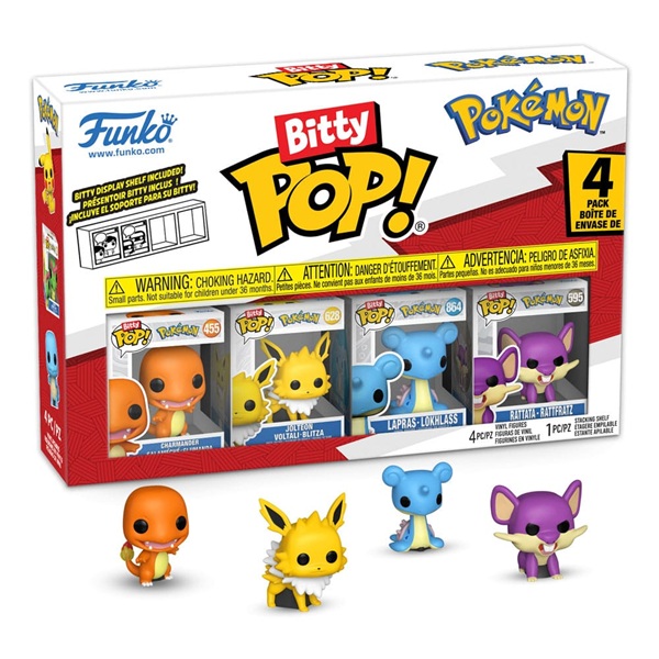 Funko Bitty Pop: Pokémon - Series 2 - Vinyl Figure 4-Pack 2cm