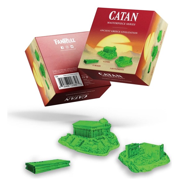 Catan: Masterpiece Series - Ancient Greece Civilization - Mini Figures Set