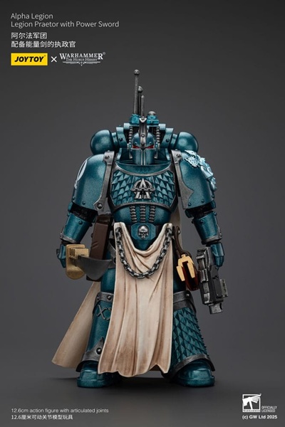 Joytoy - Warhammer 40,000 (40k): The Horus Heresy - Alpha Legion Praetor with Power Sword - Action Figure 20cm