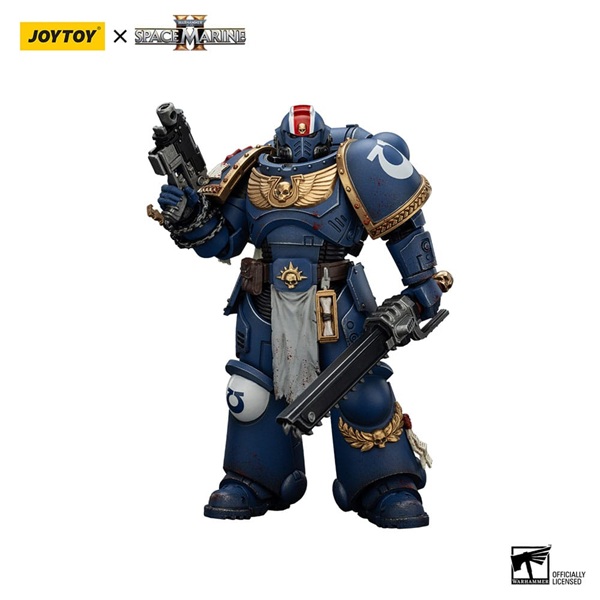 Joytoy - Warhammer 40,000 (40k): Space Marine 2 - Ultramarines Lieutenant Titus Collectors Edition - Action Figure 13cm