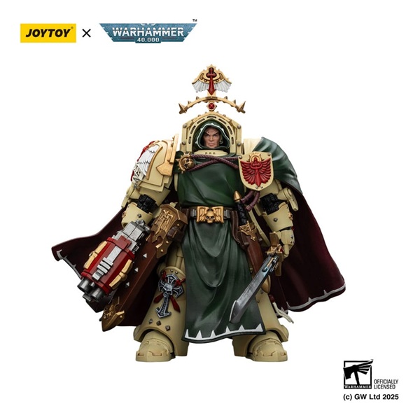 Joytoy - Warhammer 40,000 (40k): Dark Angels Belial Grand Master of The Deathwing With the Sword of Silence and Storm Bolter - Action Figure 14cm