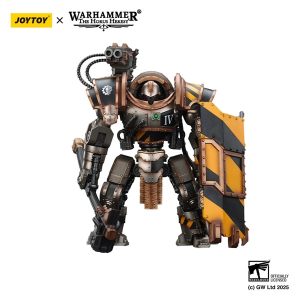 Joytoy - Warhammer 40,000 (40k): The Horus Heresy - Iron Warriors Iron Circle Domitar-Ferrum Class Battle-automata with Karceri Battle Shield - Action Figure 24cm