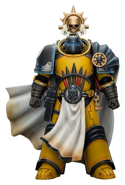 Joytoy - Warhammer 40,000 (40k): Imperial Fists Action Figure Librarian Consulwith Force Axe and Bolt Pistol - Action Figure 12cm