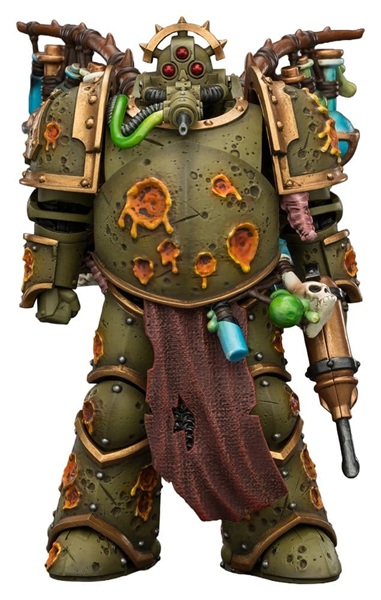 Joytoy - Warhammer 40,000 (40k): Death Guard Biologus Putrifier - Action Figure 12cm