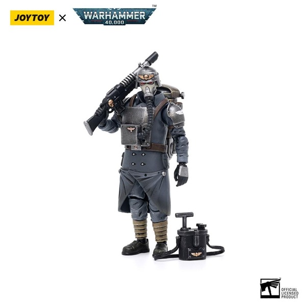 Joytoy - Warhammer 40,000 (40k): Death Korps of Krieg Veteran Squad Guardsman Demolitions Specialist - Action Figure 10cm