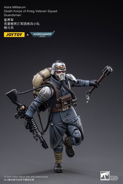 Joytoy - Warhammer 40,000 (40k): Astra MilitarumDeath Korps of Krieg Veteran Squad Guardsman - Action Figure 11cm
