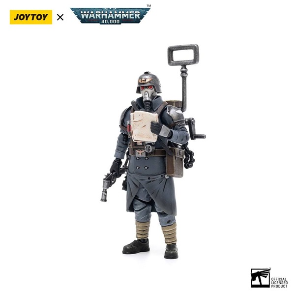 Joytoy - Warhammer 40,000 (40k): Death Korps of Krieg Veteran Squad Guardsman Communications Specialist - Action Figure 10cm