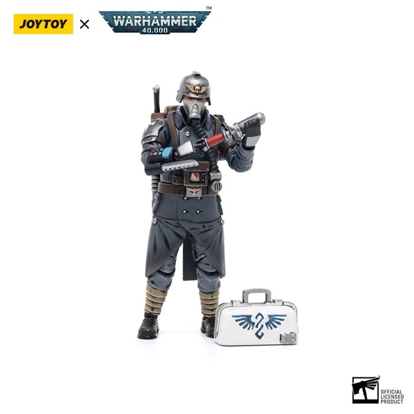Joytoy - Warhammer 40,000 (40k): Death Korps of Krieg Veteran Squad Guardsman Medic - Action Figure 10cm