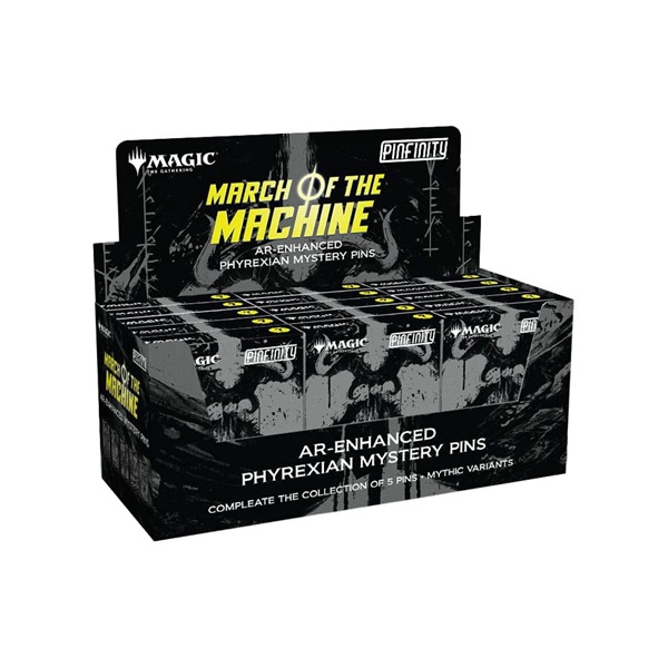 Pinfinity - Magic: The Gathering - Blind Box - March of the Machine: Phyrexian Mystery Pin Badge - Display (15 Blind Box)