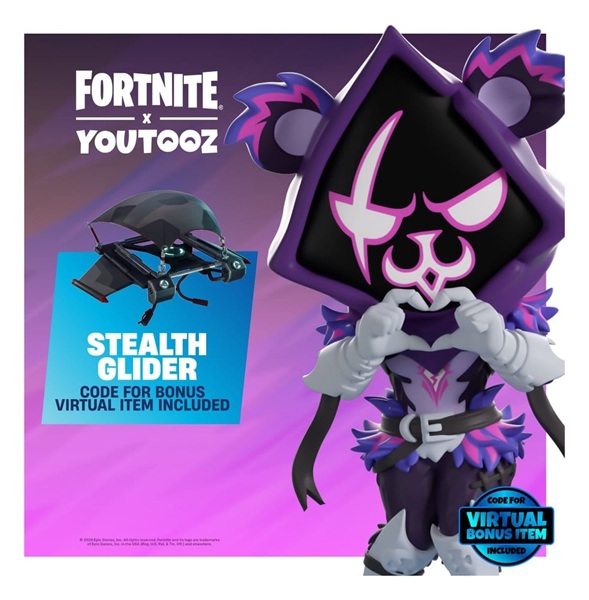 Youtooz: Fortnite - Raven Team Leader - Vinyl Figure 12cm - Incl. Virtual Bonus Item